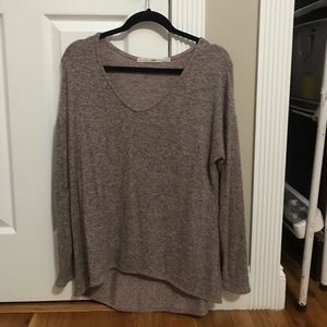 Gibson dusty pink heathered high low top